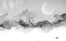 新品 高清山水画 文件分层画 