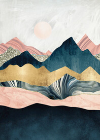 装饰画 晶瓷画 新中式