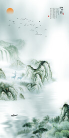 装饰画 晶瓷画 新中式