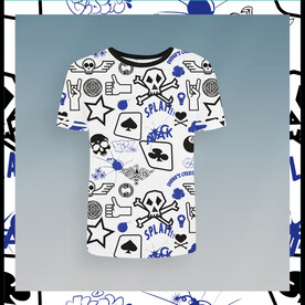 潮牌男装印花 无缝衔接 高清