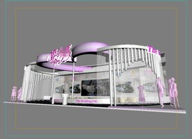 展台 3d展览设计