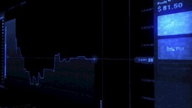 股票证卷交易数据动画视频