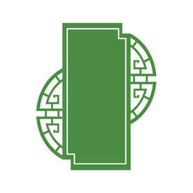 插画卡通绿色粽子边框元素