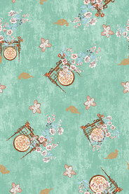 数码印花 老年女装 古风