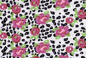 数码花朵豹纹