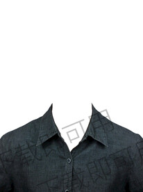 女生证件照衬衫