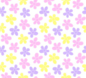 数码印花小花花朵