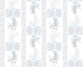 大牌字母几何乱花