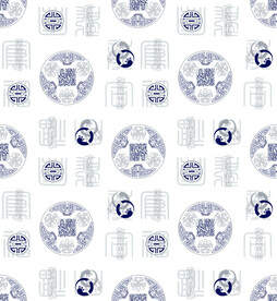 大牌中国风睡衣