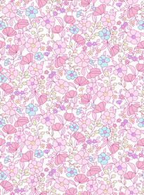 数码印花花卉乱花