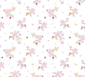 数码印花花卉小花花朵