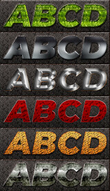 ps字体样式艺术字体模板