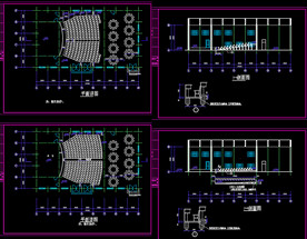 礼堂建筑施工图