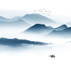 装饰画 晶瓷画 新中式