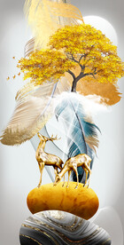 装饰画 晶瓷画 新中式