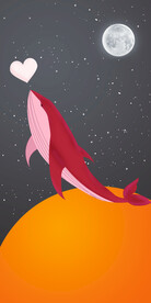 装饰画 晶瓷画 海豚