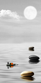 装饰画 晶瓷画 船