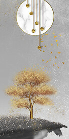 装饰画 晶瓷画 鹿