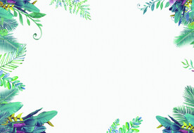 小清新背景奶茶点餐图