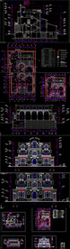 全套欧式别墅CAD施工图