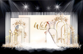 香槟色婚礼背景