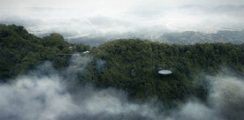 现代禅意建筑 效果图