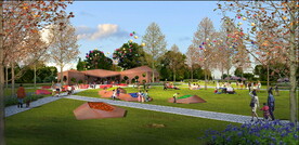 高清游乐场PSD分层效果图