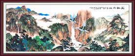 国画山水挂画