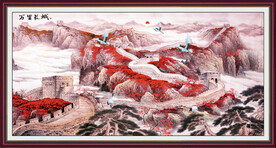 国画万里长城