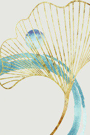 三联画 晶瓷画 杏叶