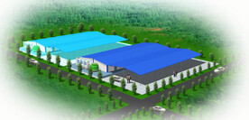 冷链物流中心规划设计效果图