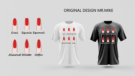 T恤设计矢量图图案