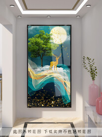 轻奢玄关装饰画