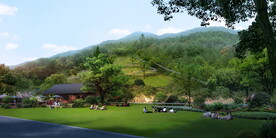 高清景区分层PSD效果图