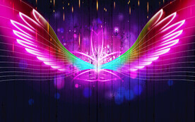 工装 网红翅膀背景墙