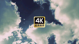 短视频素材云层经过天空