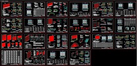 百叶窗帘节点CAD图集