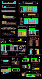 CAD休闲餐厅立面图