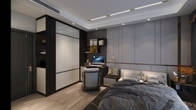 次卧衣柜背景墙