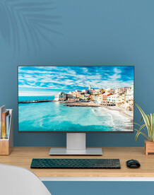 电脑显示器C4D建模场景工程