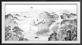 水墨山水画