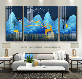 现代抽象家居画装饰画玄关画挂画