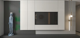 现代客厅沙发电视背景墙3D墙纸