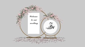 签到处花艺美陈su模型