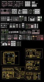 中式实衣柜图纸