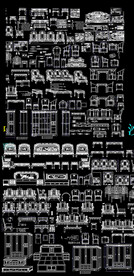 中式家具CAD图库