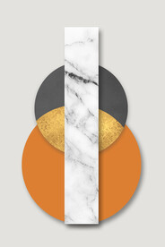 装饰画 晶瓷画 几何图