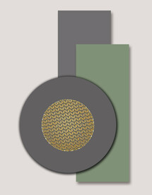 装饰画 晶瓷画 几何图