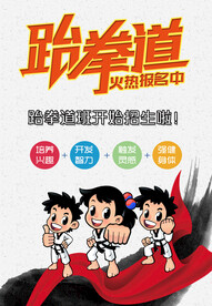 跆拳道海报