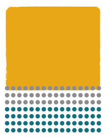 装饰画 三联画 圆点